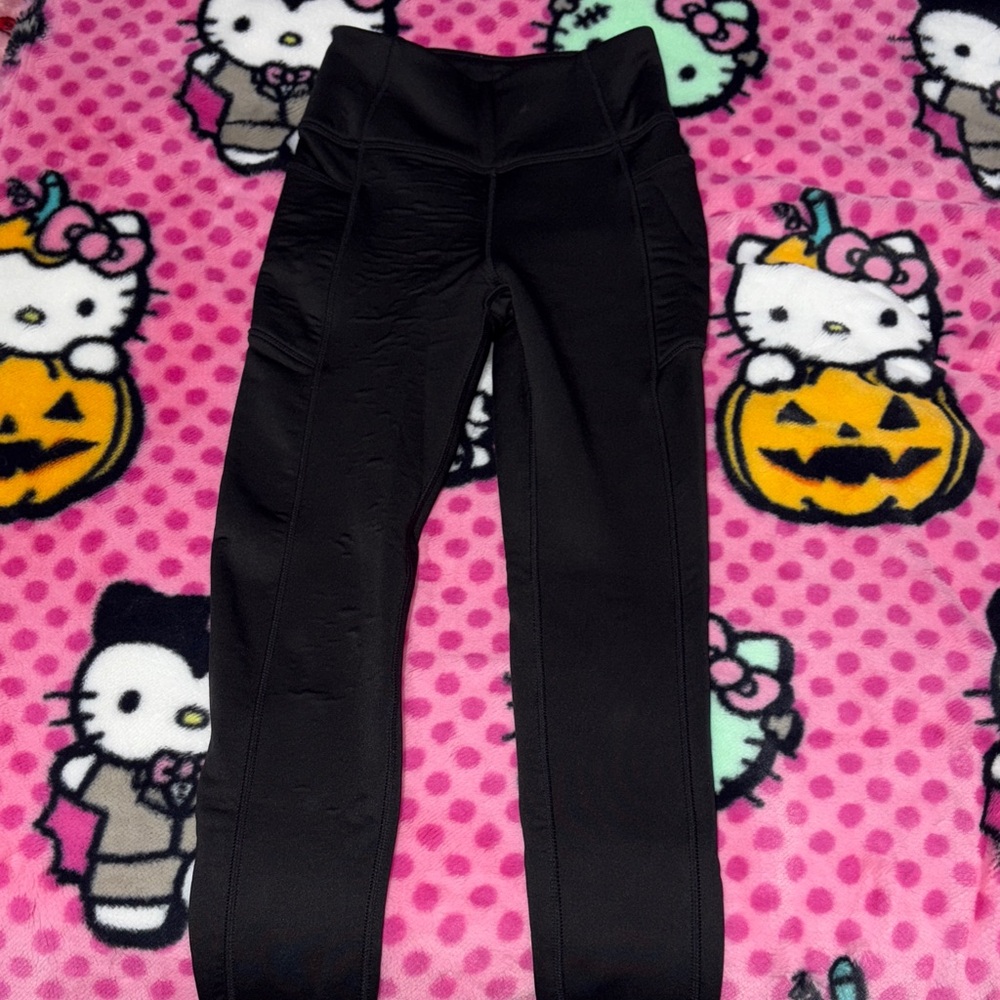Kyodan Plush lined Black Leggings